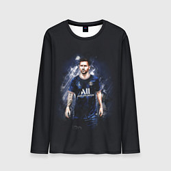 Лонгслив мужской Lionel Messi Paris Saint-Germain, цвет: 3D-принт