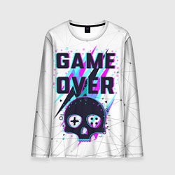 Мужской лонгслив Game OVER - NEON 3D