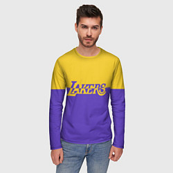 Лонгслив мужской KobeBryant Los Angeles Lakers,, цвет: 3D-принт — фото 2
