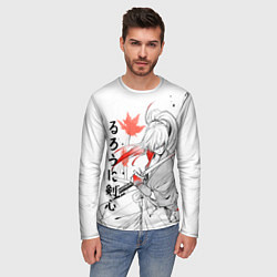 Лонгслив мужской Rurouni Kenshin - Бродяга Кэнсин, цвет: 3D-принт — фото 2