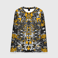 Лонгслив мужской Жёлтый каменный дракон, цвет: 3D-принт