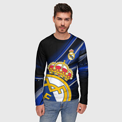 Лонгслив мужской РЕАЛ МАДРИД ГЕОМЕТРИЯ СПОРТ, цвет: 3D-принт — фото 2