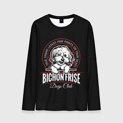 Мужской лонгслив Бишон Фризе Bichon Frize