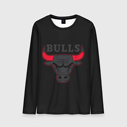 Мужской лонгслив CHICAGO BULLS ЧИКАГО БУЛЛС ЯРОСТЬ БЫКА