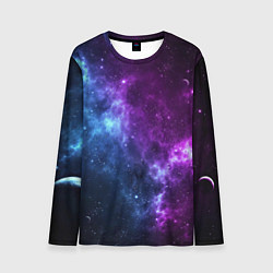 Мужской лонгслив NEON GALAXY НЕОНОВЫЙ КОСМОС