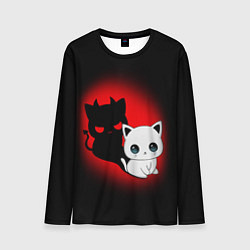 Мужской лонгслив КОТИК ДЬЯВОЛ KITTY DEVIL