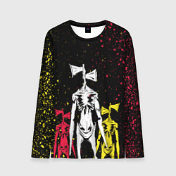 Лонгслив мужской АТАКА СИРЕНЕГОЛОВЫХ, цвет: 3D-принт