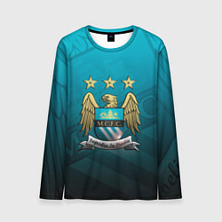 Мужской лонгслив Manchester City Teal Themme