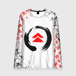 Мужской лонгслив ПРИЗРАК ЦУСИМЫ ЭМБЛЕМА GHOST OF TSUSHIMA