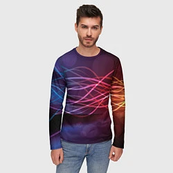 Лонгслив мужской Лучи света Spectrum, цвет: 3D-принт — фото 2