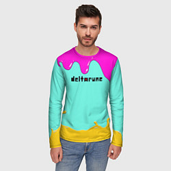 Лонгслив мужской Deltarune - Подтёки, цвет: 3D-принт — фото 2