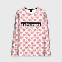 Лонгслив мужской DELTARUNE PATTERN LOGO, цвет: 3D-принт