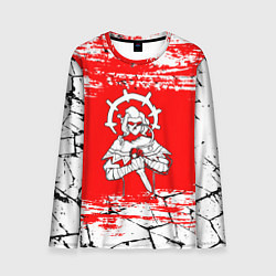 Лонгслив мужской Darkest Dungeon - Трещины, цвет: 3D-принт