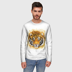 Лонгслив мужской Дикий Тигр Wild Tiger, цвет: 3D-принт — фото 2