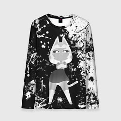 Лонгслив мужской Zone Ankha кошка АНКХА, цвет: 3D-принт