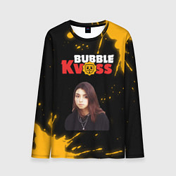 Лонгслив мужской BUBBLE KVASS - ДОРА Брызги, цвет: 3D-принт