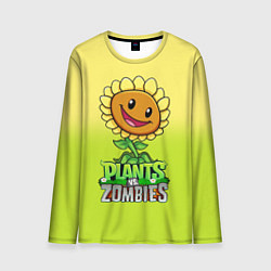 Мужской лонгслив Plants vs Zombies - Подсолнух
