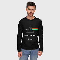 Лонгслив мужской PINK FLOYD TIME ПИНК ФЛОЙД ЛОГОТИП, цвет: 3D-принт — фото 2