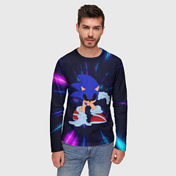 Лонгслив мужской SONIC EXE СОНИК, цвет: 3D-принт — фото 2