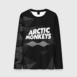 Лонгслив мужской Arctic Monkeys Серая Геометрия, цвет: 3D-принт