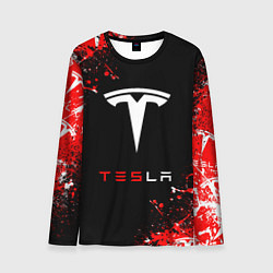 Лонгслив мужской Tesla sport auto, цвет: 3D-принт