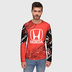 Лонгслив мужской HONDA хонда sport, цвет: 3D-принт — фото 2