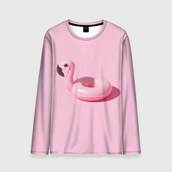 Лонгслив мужской Flamingos Розовый фламинго, цвет: 3D-принт
