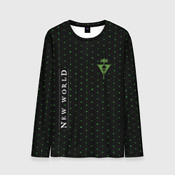 Лонгслив мужской NEW WORLD - СИНДИКАТ - Графика, цвет: 3D-принт
