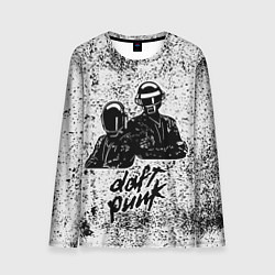 Мужской лонгслив Daft Punk B&W