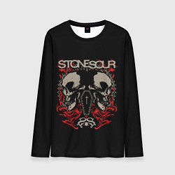 Лонгслив мужской Stone Sour рок, цвет: 3D-принт