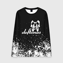 Мужской лонгслив Deftones - череп