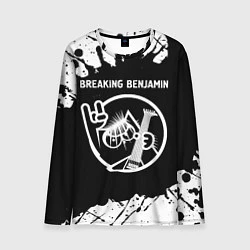 Лонгслив мужской Breaking Benjamin КОТ Брызги, цвет: 3D-принт