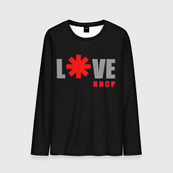 Лонгслив мужской Love RHCP Red Hot Chili Peppers, цвет: 3D-принт