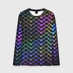 Лонгслив мужской Color vanguard pattern 2025 Neon, цвет: 3D-принт