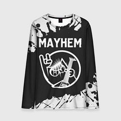 Мужской лонгслив Mayhem КОТ Краска