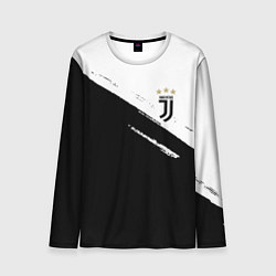 Лонгслив мужской Juventus маленькое лого, цвет: 3D-принт