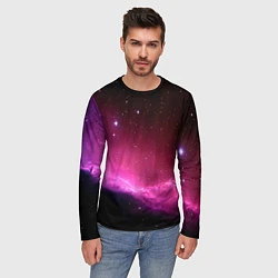 Лонгслив мужской Night Nebula, цвет: 3D-принт — фото 2