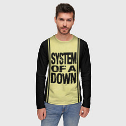 Лонгслив мужской System of a Down: 5 Album Bundle, цвет: 3D-принт — фото 2