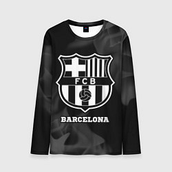 Лонгслив мужской Barcelona Sport на темном фоне, цвет: 3D-принт