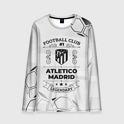 Лонгслив мужской Atletico Madrid Football Club Number 1 Legendary, цвет: 3D-принт