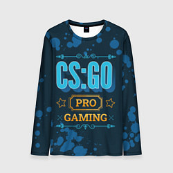 Лонгслив мужской Игра CS:GO: PRO Gaming, цвет: 3D-принт