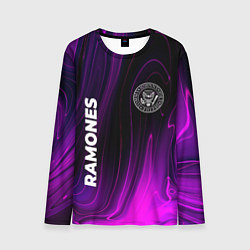 Лонгслив мужской Ramones Violet Plasma, цвет: 3D-принт