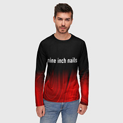 Лонгслив мужской Nine Inch Nails Red Plasma, цвет: 3D-принт — фото 2