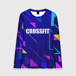 Лонгслив мужской Дефрагментация - Crossfit, цвет: 3D-принт