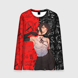 Лонгслив мужской Резе - человек бензопила, цвет: 3D-принт
