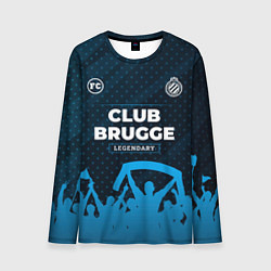 Лонгслив мужской Club Brugge legendary форма фанатов, цвет: 3D-принт