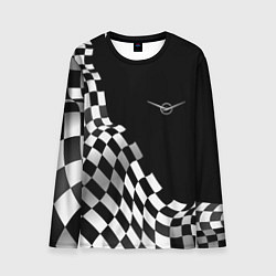 Лонгслив мужской UAZ racing flag, цвет: 3D-принт