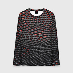 Лонгслив мужской Imitation snake skin - pattern, цвет: 3D-принт