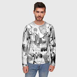 Лонгслив мужской Дарованный паттерн, цвет: 3D-принт — фото 2