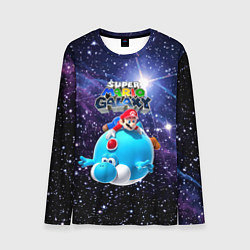 Лонгслив мужской Super Mario Galaxy - Nintendo, цвет: 3D-принт